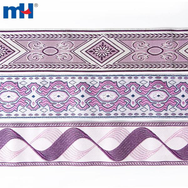 Cinta bordada jacquard