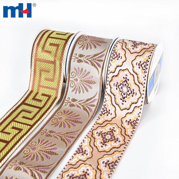 Cinta bordada jacquard