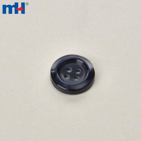 Sew-on resin buttons in different sizes