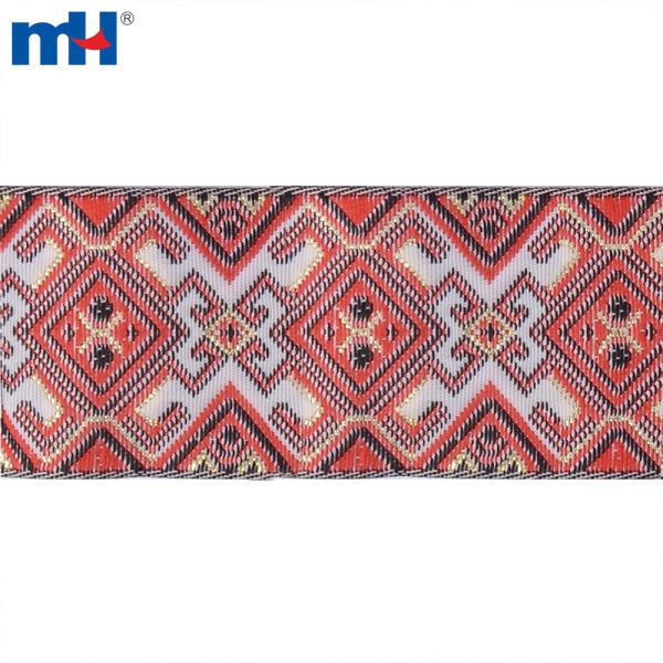 Metall geometrik jakkard chiziq