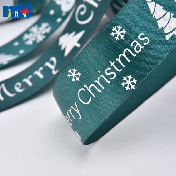 Wholesale printed christmas ribbons