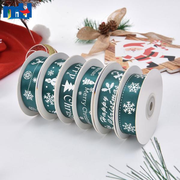 Wholesale printed christmas ribbons