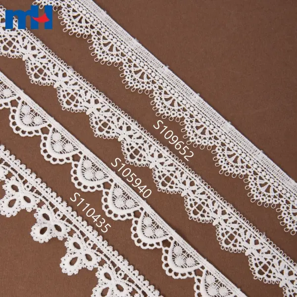Lace decorations on blouses