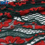 Cut lace embroidery