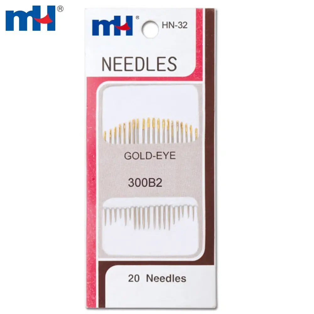 9.3pcs hand sewing needle set, size 4.2x20cm