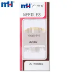 9.3pcs hand sewing needle set, size 4.2x20cm