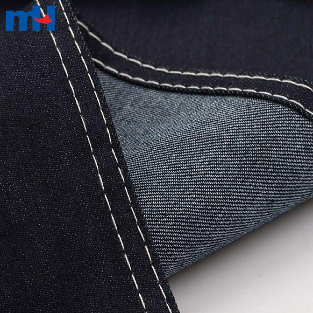 66" x 67" wide cotton, polyester and spandex denim