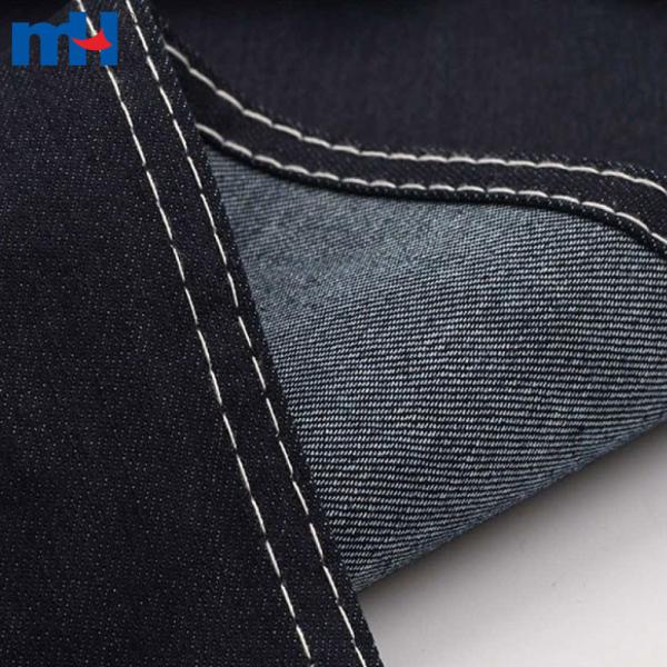 66" x 67" wide cotton, polyester and spandex denim