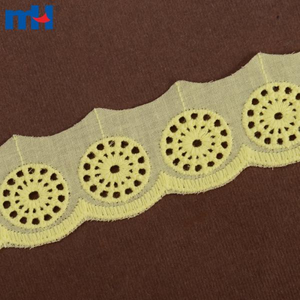 Bordure en dentelle de coton