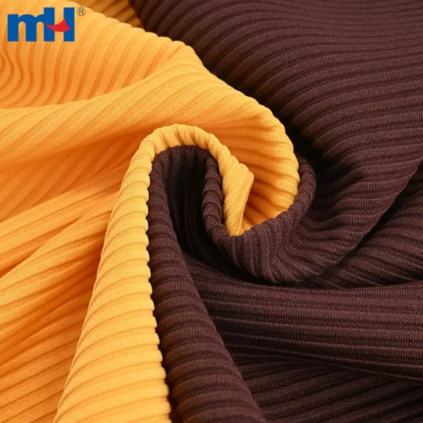 Polyester Spandex Tiger İplik Örme Kumaş, 270gsm, Spor Giyim ve Günlük Giyim için