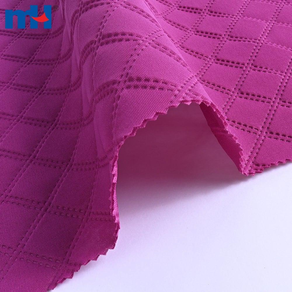 Ultrasonik kabartmalı %95 polyester ve %5 spandeks kumaş