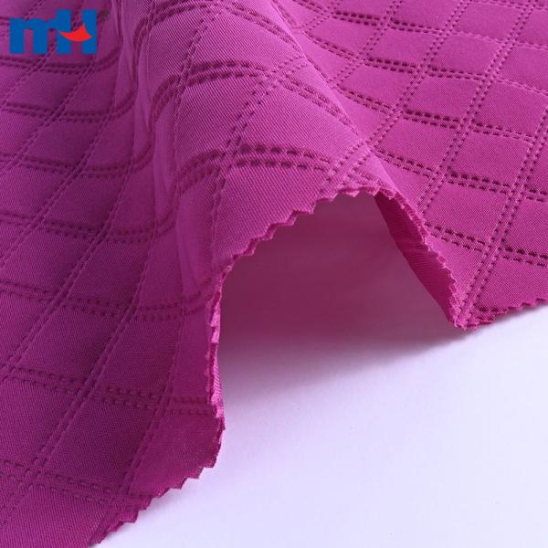 Ultrasonik kabartmalı %95 polyester ve %5 spandeks kumaş