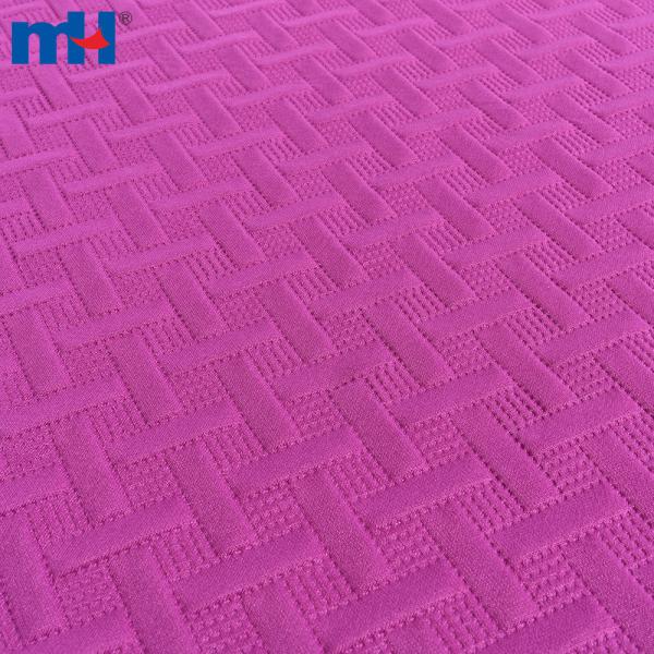 Ultrasonik kabartmalı %95 polyester ve %5 spandeks kumaş
