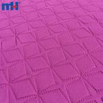 Ultrasonik kabartmalı %95 polyester ve %5 spandeks kumaş