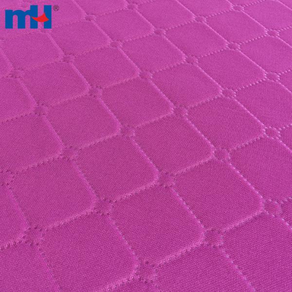 Ultrasonik kabartmalı %95 polyester ve %5 spandeks kumaş