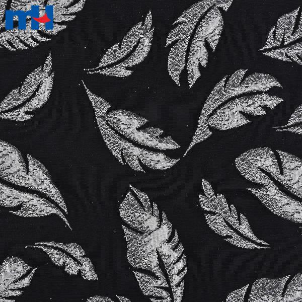 Tessuto jacquard metallico elasticizzato per confezione di abiti