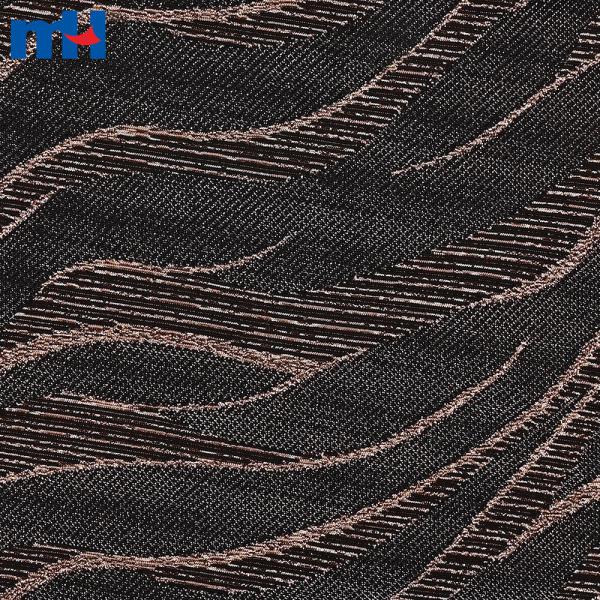Tessuto jacquard metallico elasticizzato per confezione di abiti
