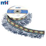 Jacquard belt with tassels