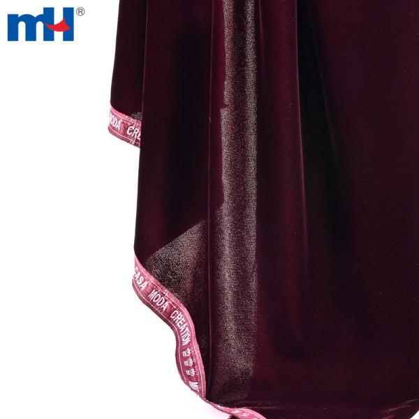 Venta al por mayor de tela de terciopelo micro coreano (5000/9000) para ropa abaya de lujo