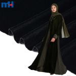 Venta al por mayor de tela de terciopelo micro coreano (5000/9000) para ropa abaya de lujo