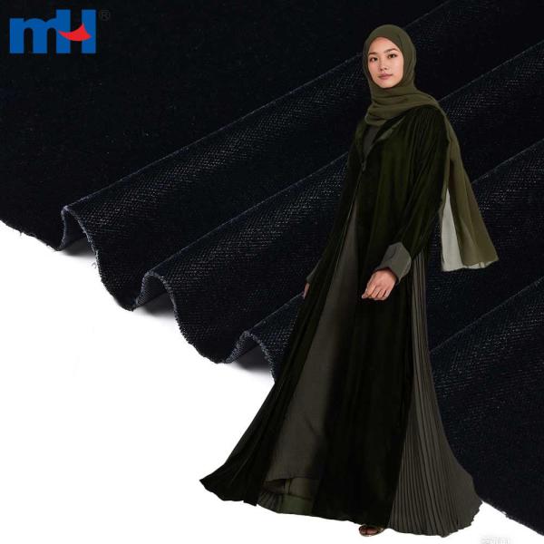 Venta al por mayor de tela de terciopelo micro coreano (5000/9000) para ropa abaya de lujo