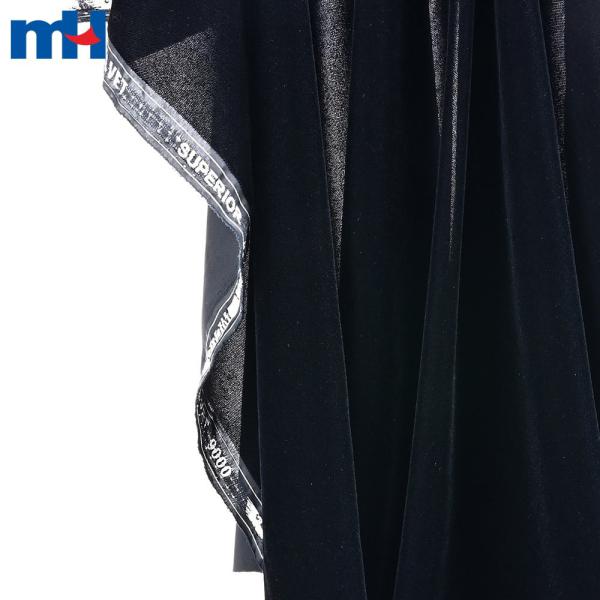 Venta al por mayor de tela de terciopelo micro coreano (5000/9000) para ropa abaya de lujo