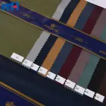 LANA OBAMA 80/20 T/R tela hilo tigre brillante para trajes