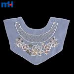 Embroidered lace collar