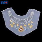 Embroidered lace collar