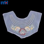 Embroidered lace collar