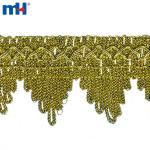 40mm metallic gold lace edge