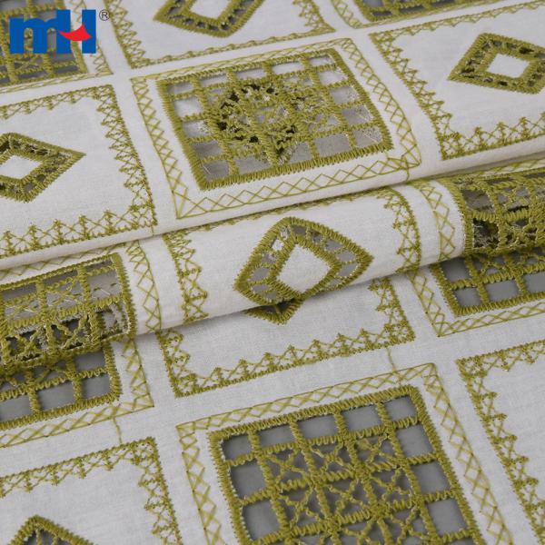 Tela de encaje cortada con láser personalizada al por mayor de la fábrica de china