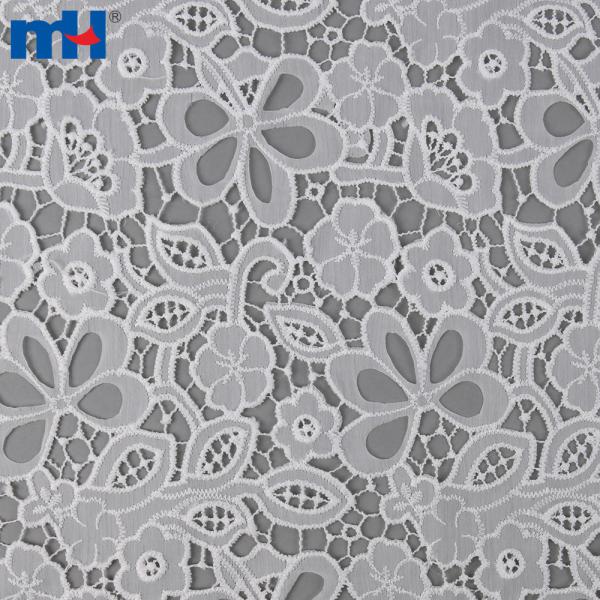 Custom laser cut lace fabric for dress