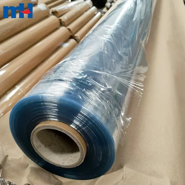 Transparent PVC film roll