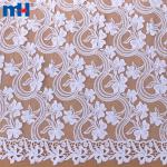 Pizzo in rete ricamato 3D