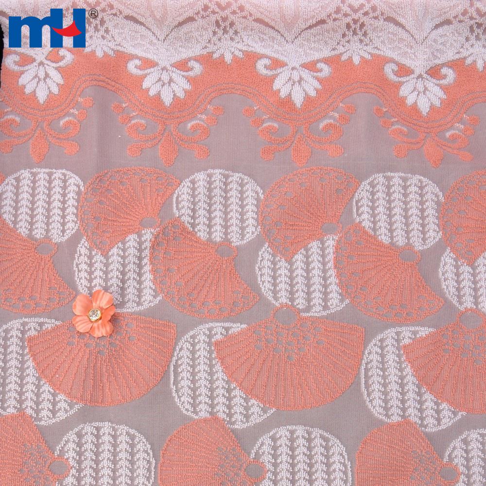 Tessuto di pizzo tricot
