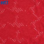 Tessuto di pizzo floreale in nylon