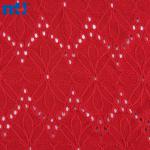 Tessuto di pizzo floreale in nylon
