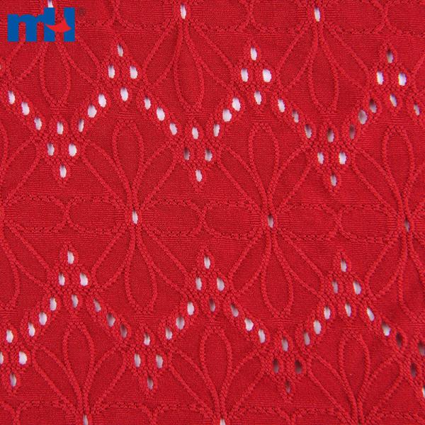 Tessuto di pizzo floreale in nylon