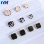 Botões de pérolas de metal para costura