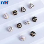 Botões de pérolas de metal para costura