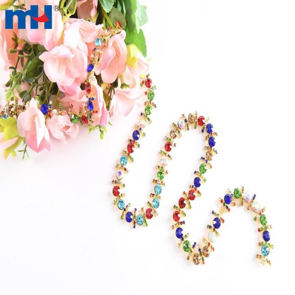 Wholesale sparkling rhinestone chain