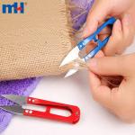 Metal sewing scissors