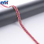 Metalowe wykończenie z cekinowego warkocza do rękodzieła krawieckiego