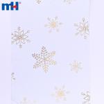 Noel temalı altın varak baskılı keçe