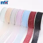 Nastro in organza metallico da 1 pollice per accessori per capelli