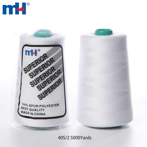 İran pazarı için %100 polyester eğrilmiş dikiş ipliği