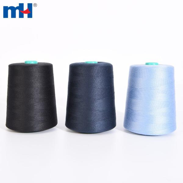 İran pazarı için %100 polyester eğrilmiş dikiş ipliği