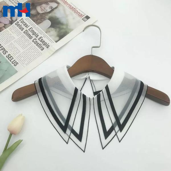 Collier décoratif pour femme en polyester/coton, taille 25*15 cm