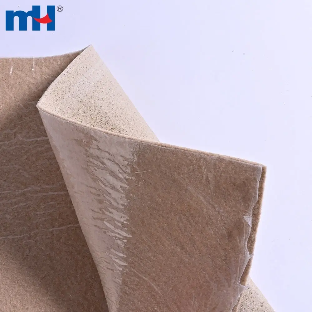 Polietilene poliestere 100% agugliato da 520 g/m² spalmato adesivo